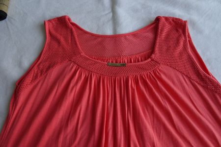 Sommerkleid Ca. Gr. L -XL, orange-lachsfarben