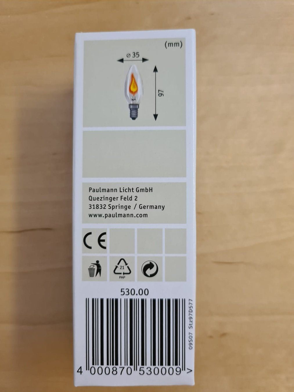Lampadine & Illuminazione: Leuchtmittel Flackerkerze E14 3W – Nuovo e nell'imballaggio originale da Schübelbach venduto da wirthtom 2