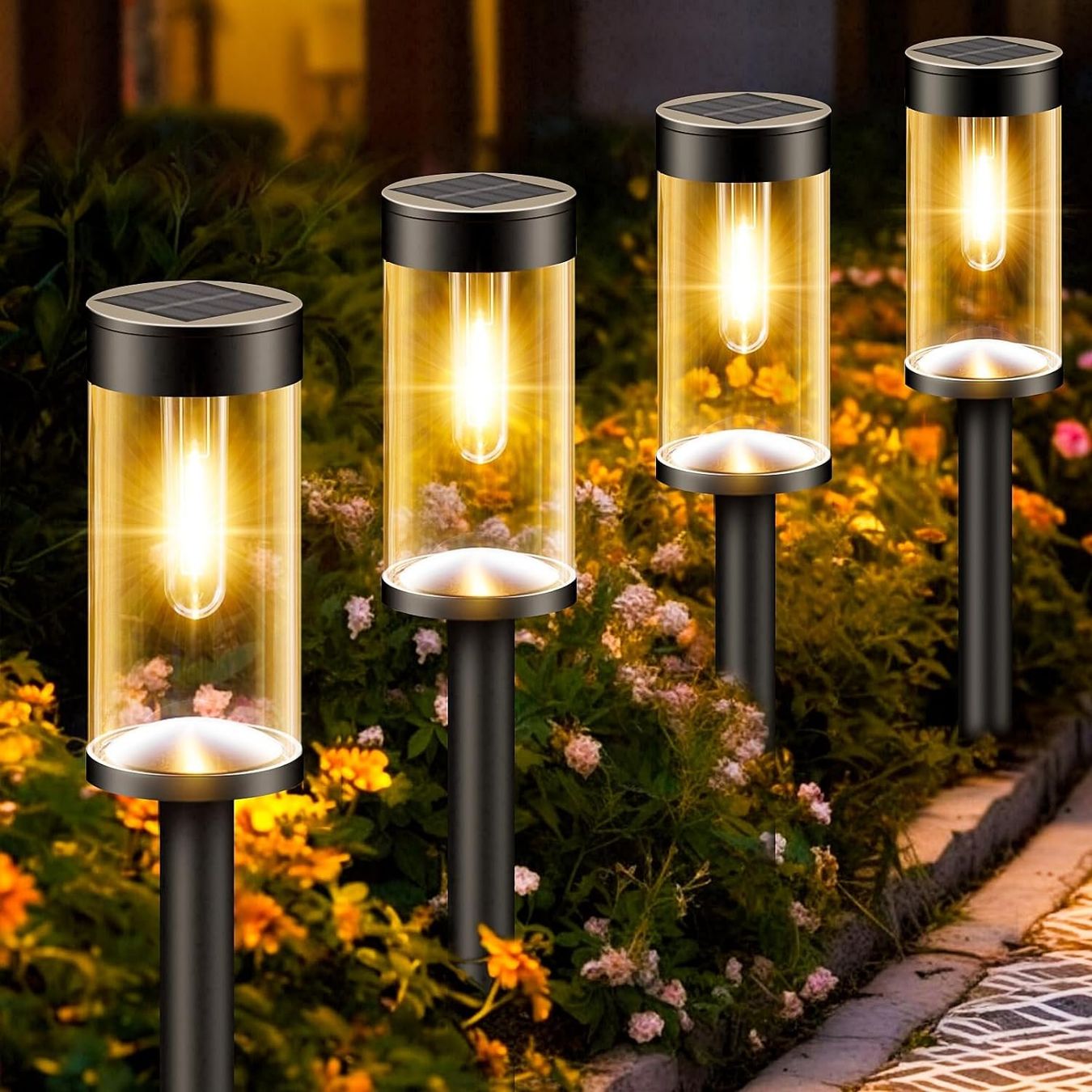Lampade: 4er Set Solarlampen – Nuovo e nell'imballaggio originale da Nuglar venduto da SaleRitter