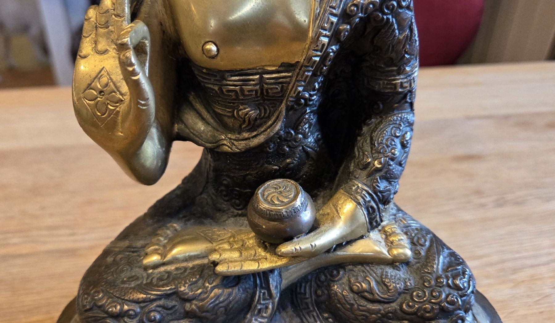 Statuette: Buddha Figur aus Bronze oder Messing – Usato da Rehetobel venduto da hobirot01 2