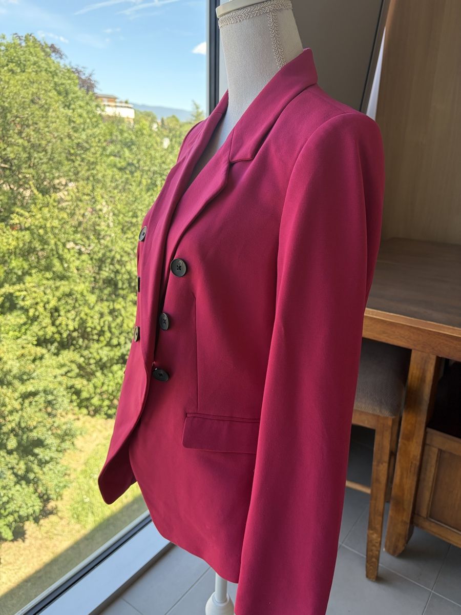 We Giacche: WE Hot Pink Double-Breasted Blazer Jacket Size L – Usato da Nyon venduto da Deb_D39 6