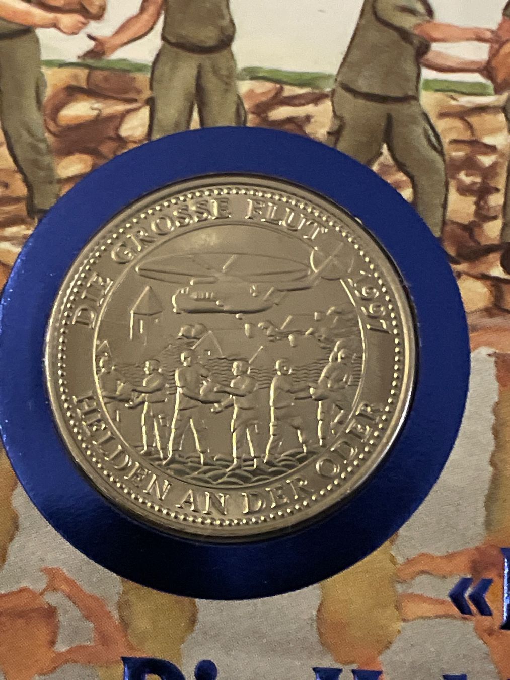 Tutti le monete: Numisbrief Hochwasserhilfe-Die Helden an der Oder – Nuovo (secondo la descrizione) da Schlossrued venduto da Julio25 1