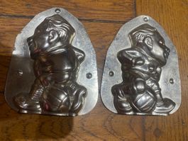 - Moule chocolat footballeur 10cm ancien schokoladenform