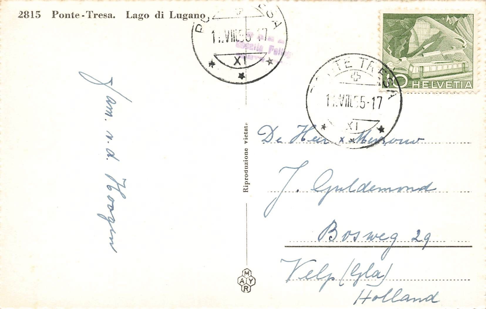 Cartoline postali: Ponte Tresa – Usato da Biasca venduto da Blenio71 1
