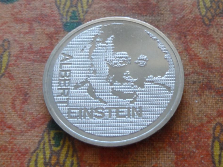 Tutti le monete: ALBERT EINSTEIN 5 Franken 1979  (TETE) – Usato da Romanel-sur-Lausanne venduto da Swift13