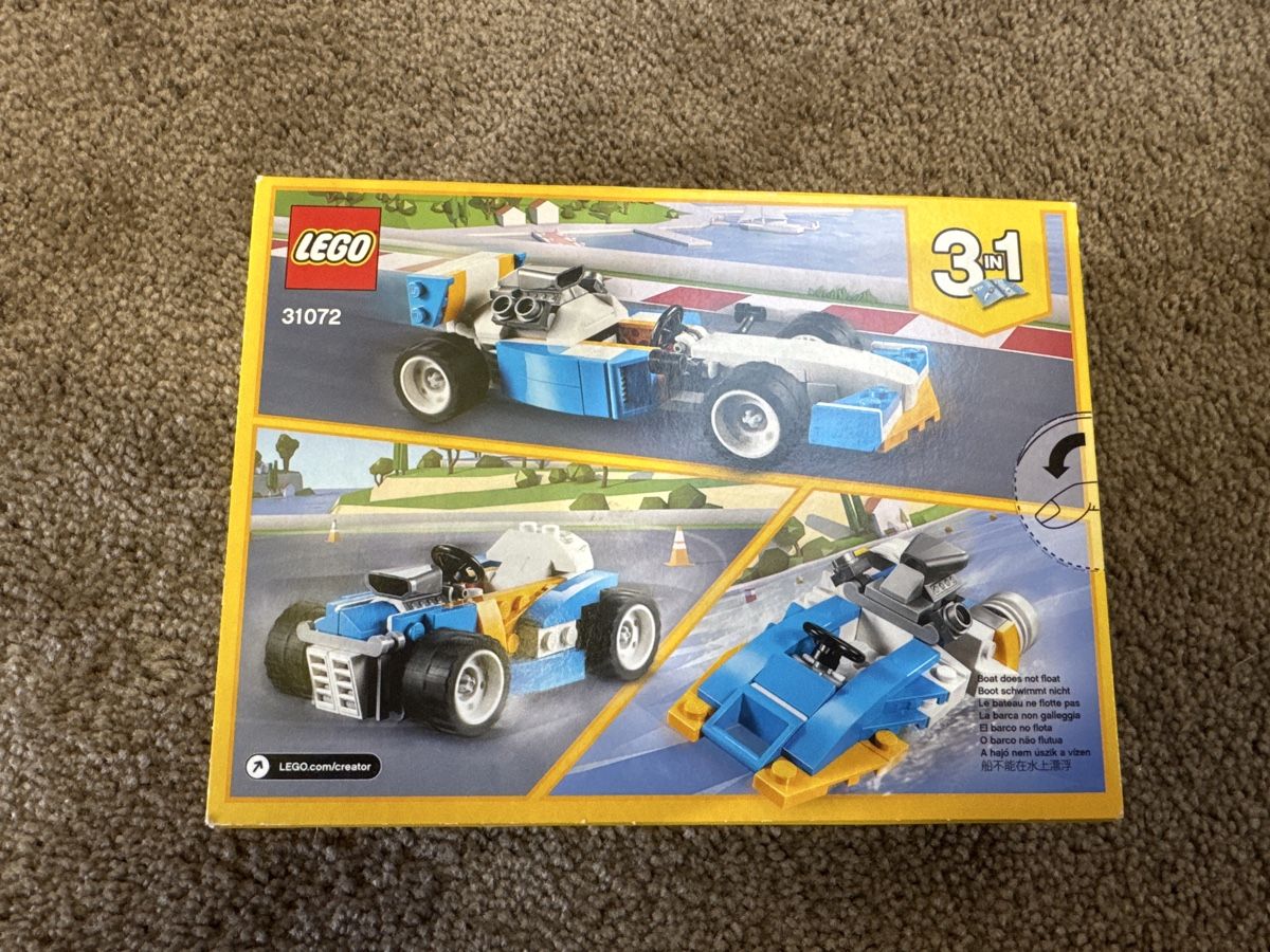 Lego Baukästen: Lego Creator Rennwagen 31072 – Neu und originalverpackt aus Worben von Modellfan 1