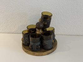 Set Schnapsgläser mit Halterung gebraucht