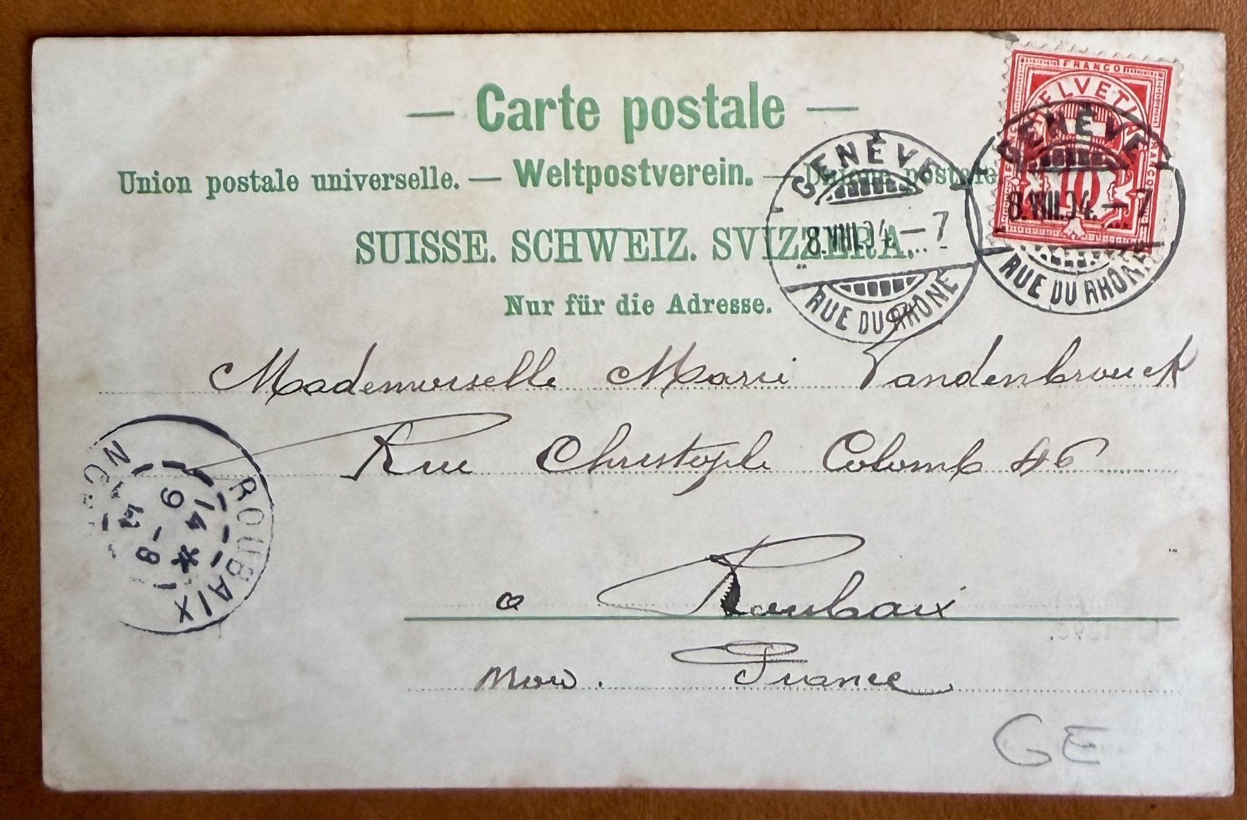 Cartes postales: Genève - Calèche devant le Kursaal 1904 – D'occasion à Lutry par Ediego 2