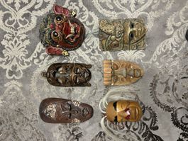 Original Holzmasken-Sammlung, Ethnische Kunst - Herbst!