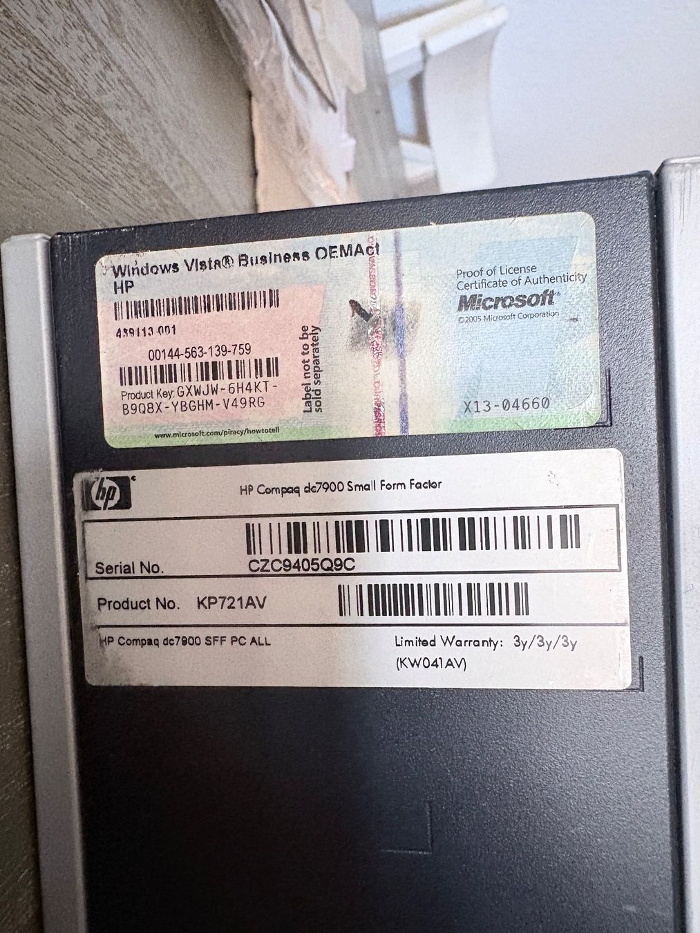 PCs: HP Compaq dc7900 Small Form Factor PC gebrauchter Zustand – D'occasion à Zürich par ver_z87s 2