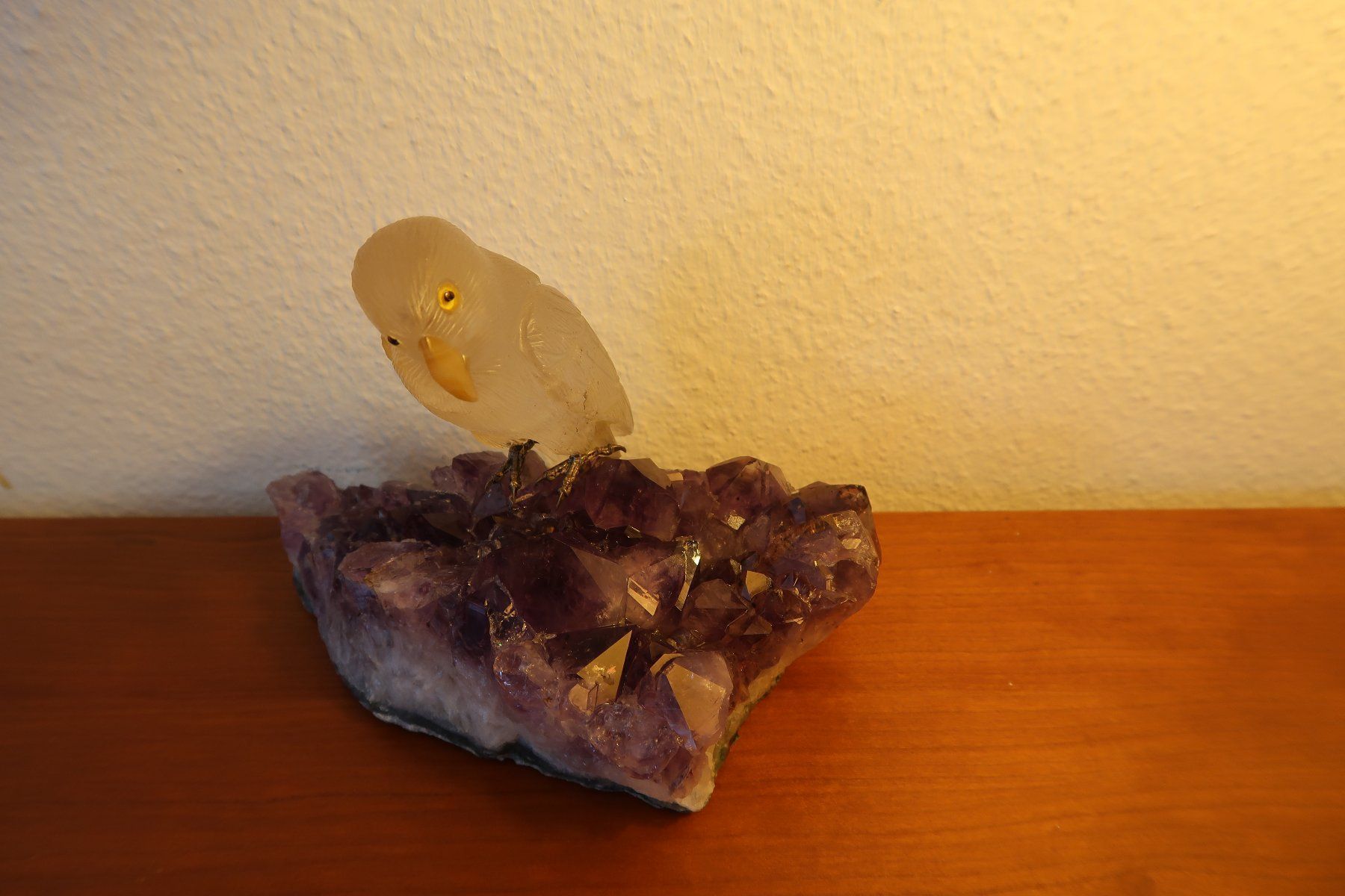 Minerali & Pietre curative: Amethyst mit Vogel – Usato da Erlenbach ZH venduto da milliway_42 1