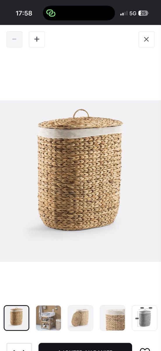 Paniers à linge: Panier à linge la redoute lomopi – D'occasion à Zürich par Elisabeth_Lefebvre 5