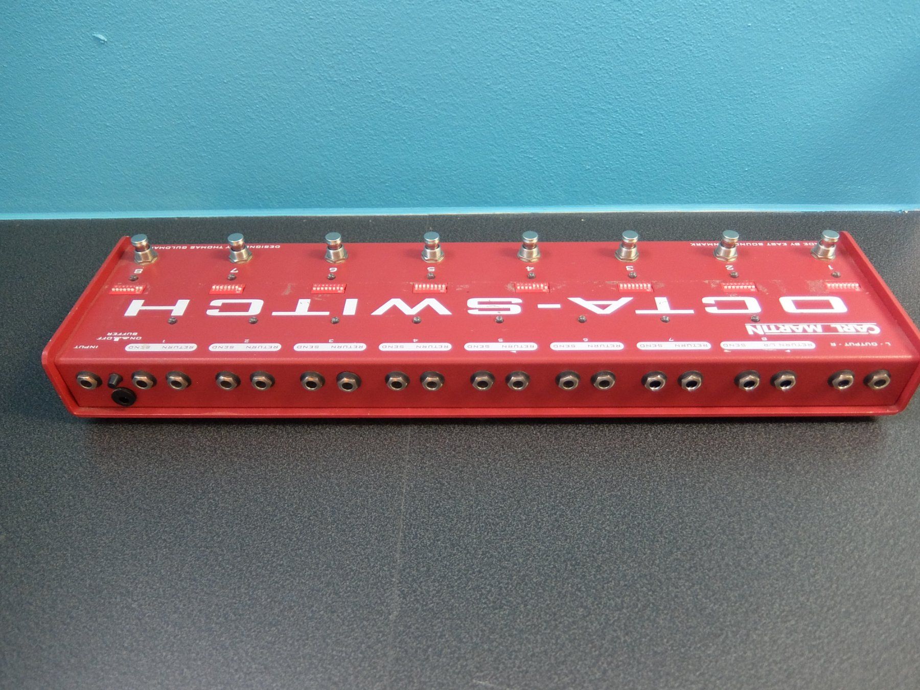 Strumenti musicali: Carl Martin - Octa Switch - 8 FX Looper/Switch – Usato da St. Gallen venduto da qflm 2