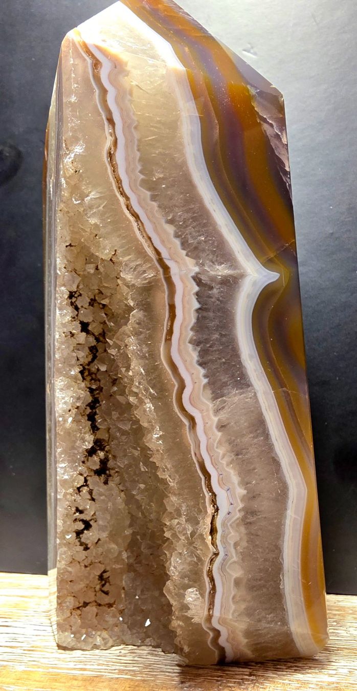 Minerali & Pietre curative: Achat Drusenobelisk 798g – Nuovo (secondo la descrizione) da Matzingen venduto da Shay_Crystalz 2