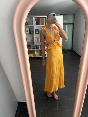 Zimmermann Sommerkleid - Orange - Gr S
