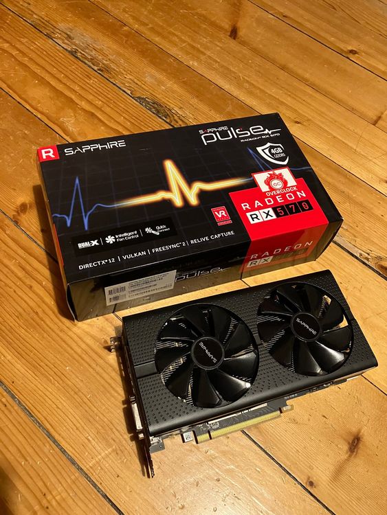 Grafikkarte SAPPHIRE PULSE RX 570 4GB | Kaufen auf Ricardo