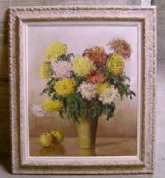 Ölgemälde Blumen in Vase von Gret Niggli (1882-1954)