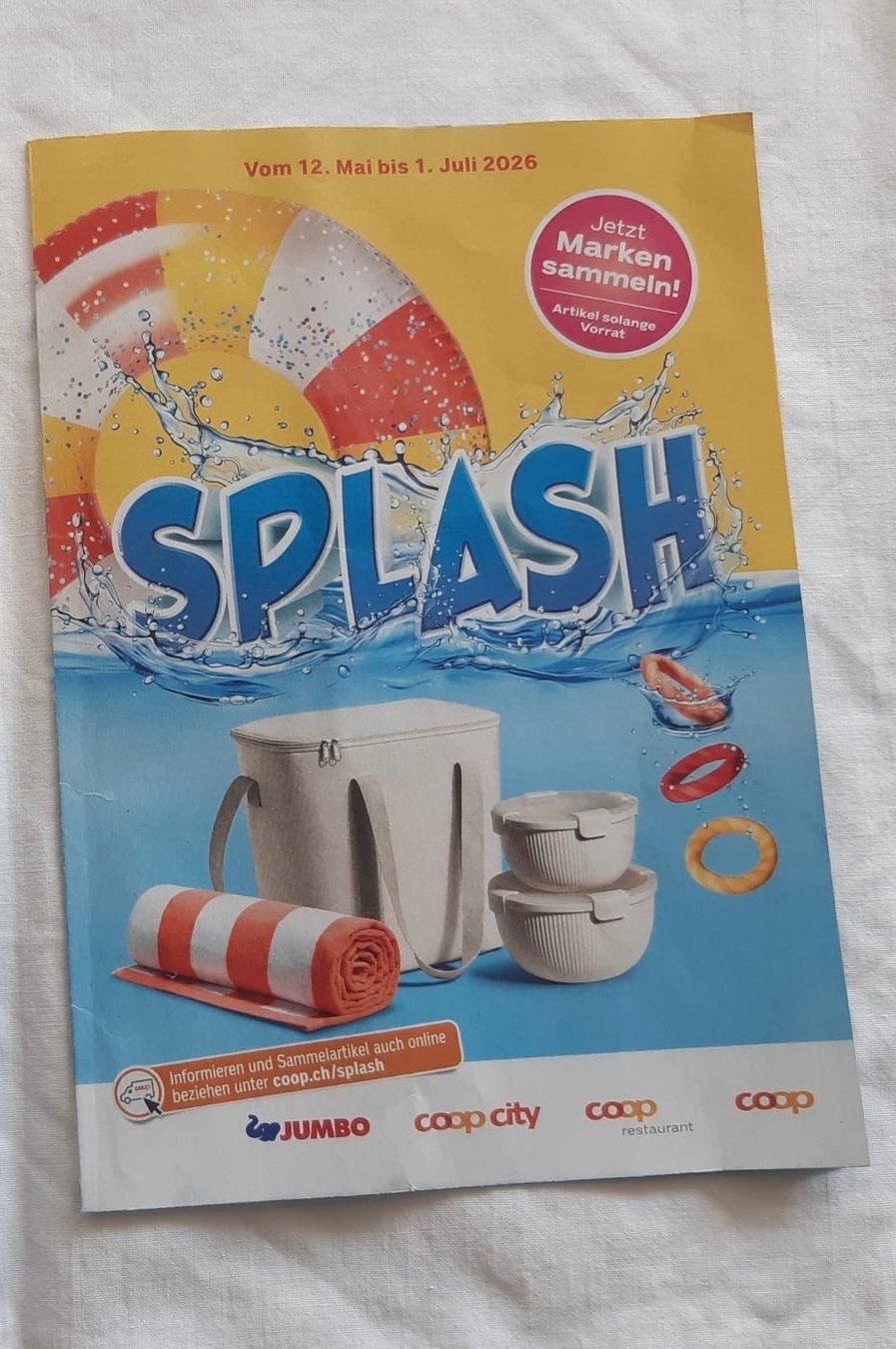 Coop Raccolte di bollini & punti: 1 volle Sammelmarke Coop Splash - – Nuovo (secondo la descrizione) da Luzern venduto da Sontru 1