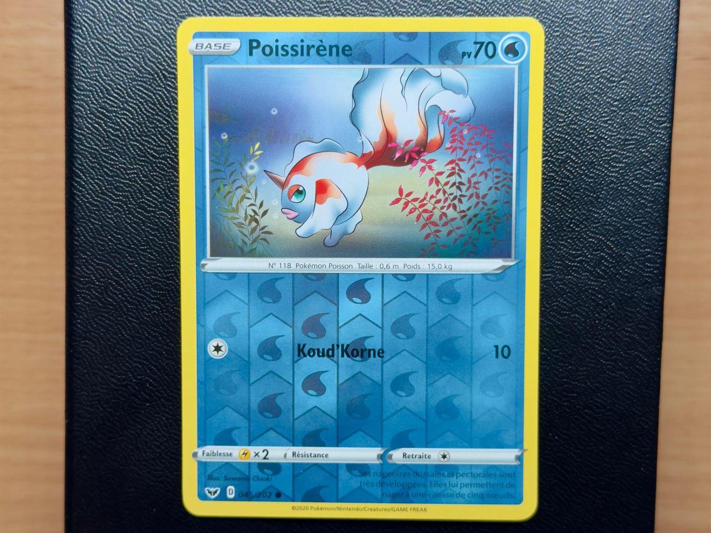 Pokémon Sammelbilder & Trading cards: Poissirène Reverse (045/202)- Épée et Bouclier - SSH FR EB01 – Gebraucht aus Chézard-St-Martin von Kro_Cards