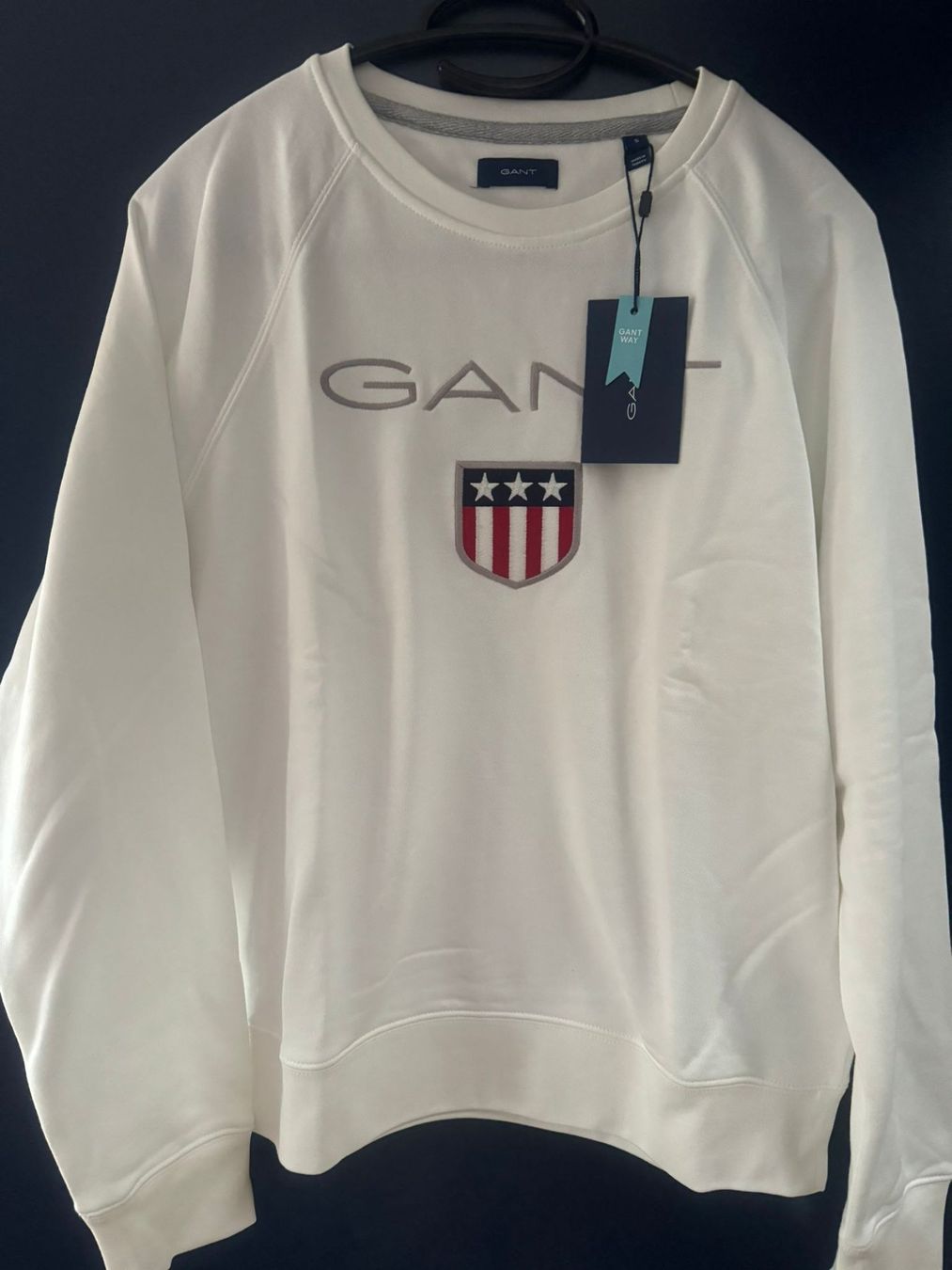 Gant Maglioni & Felpe: Gant Damen Pullover weiss – Nuovo e nell'imballaggio originale da Lupfig venduto da Pluribus