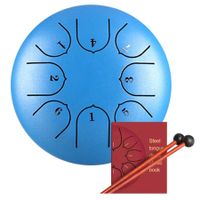 +6 Zoll 8 Tone Zungentrommel Tongue Drum