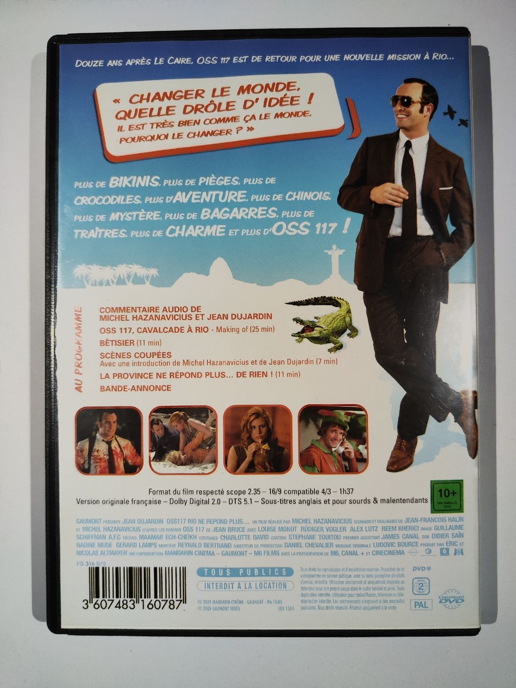 Tutti i DVDs: DVD - OSS 117: Rio ne répond plus... – Usato da Commugny venduto da Teksen 1