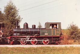 Historische Dampflokomotive