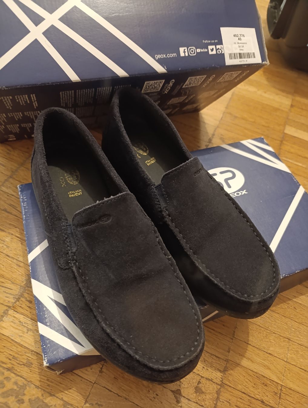 Scarpe da uomo: Geox Herren Slipper Mokassins Wildlede – Nuovo (secondo la descrizione) da Wädenswil venduto da ElGaddi 1