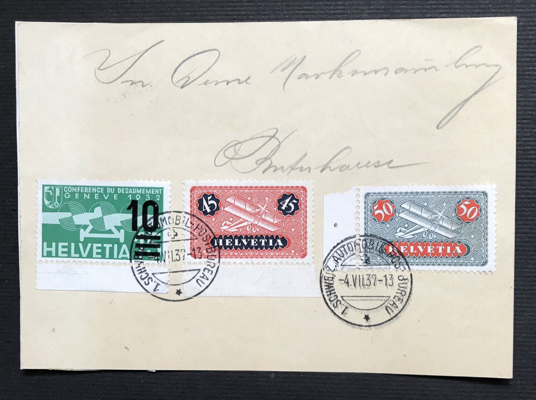 Tutti i francobolli: BRIEFMARKE LUFTPOST – Usato da Ostermundigen venduto da Heavenmaus75