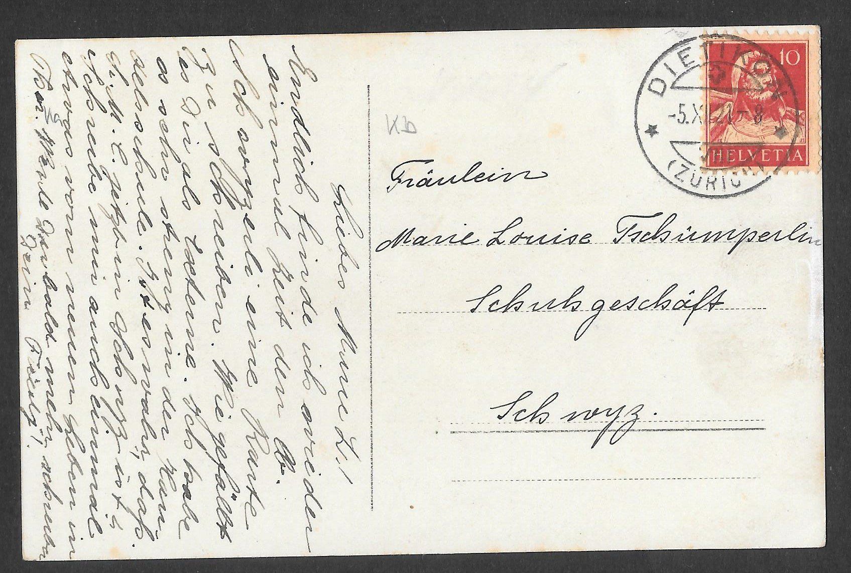 Cartoline postali: Dietikon Guggenbühlstrasse – Usato da Olten venduto da clotaldi 1