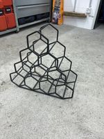 Flaschenständer Metall schwarz gebraucht