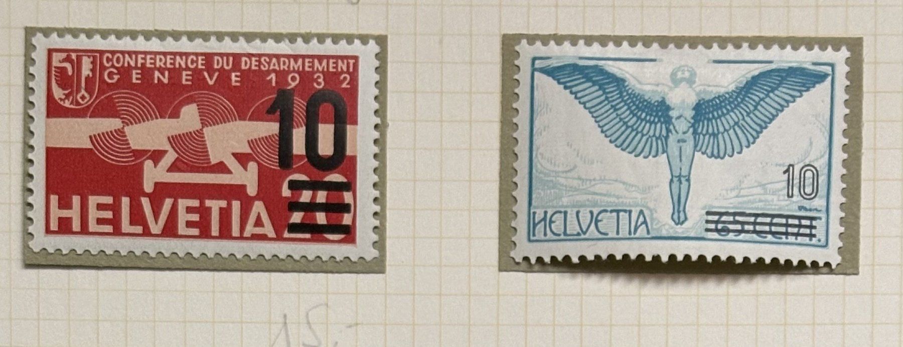 Tutti i francobolli: FLUGPOST BRIEFMARKEN – Usato da Ostermundigen venduto da Heavenmaus75 1
