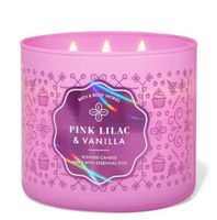 Pink Lilac & Vanilla Bath & Body Works Candle