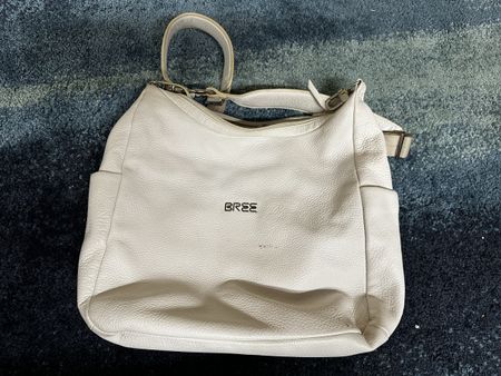 Bree Ledertasche weiss guter Zustand