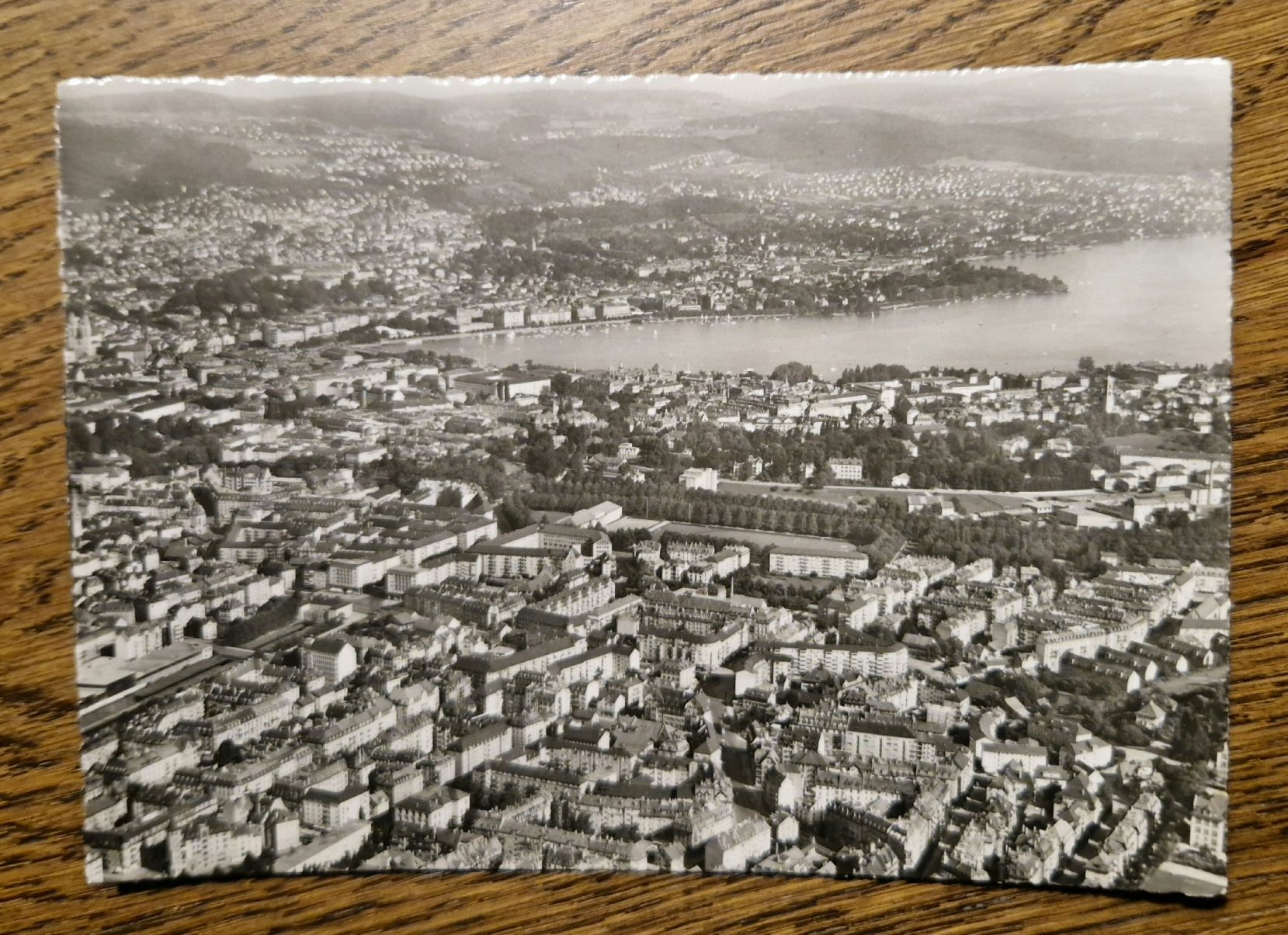 Cartoline postali: Zürich Wiedikon u. Enge 1955 – Usato da Ebikon venduto da Donar50