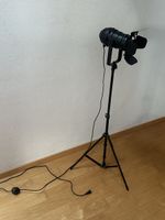 Industrielle Stehleuchte schwarz 