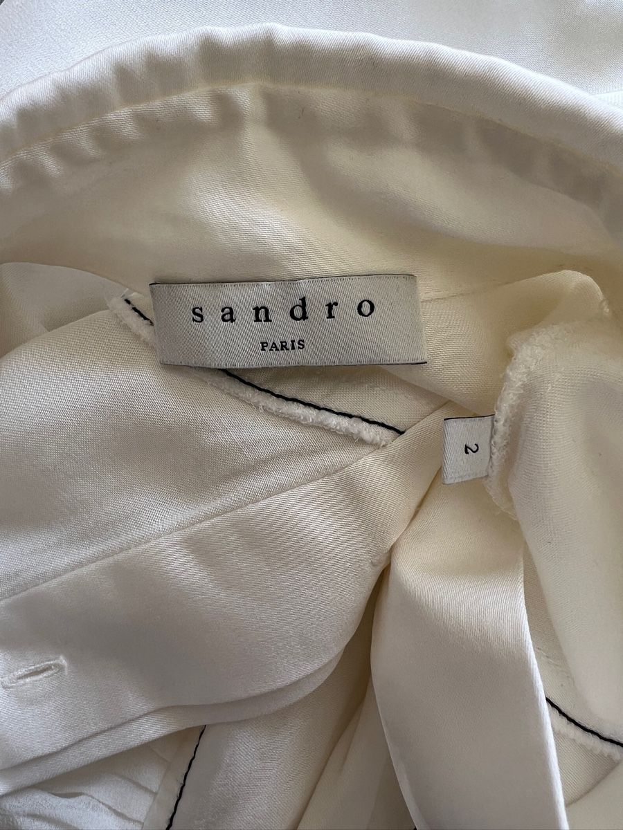 Sandro Camicette: LIKE NEW Sandro PURE VISCOSE Blouse, size 2 – Nuovo (secondo la descrizione) da Zürich venduto da SandroMaje 5
