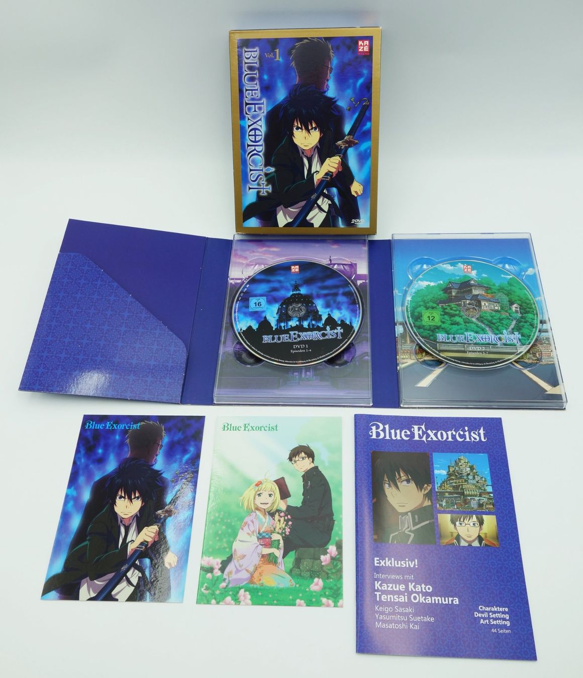 Tous les DVDs: Blue Exorcist, Anime DVD Kaze, Volume 1 – D'occasion à Wil SG par Donaldus 4