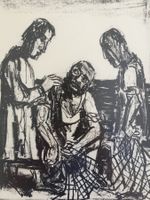 Otto Dix      Matthäus-Evangelium   "Die Berufung Petri"