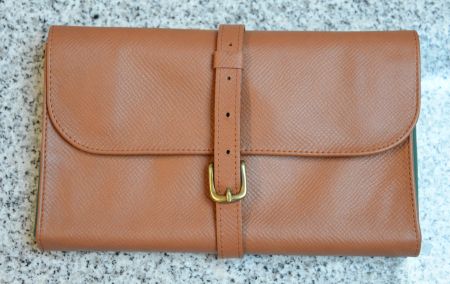 Necessaire / Kulturbeutel aus Leder