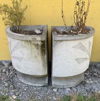 Beton Töpfe 2 stk.