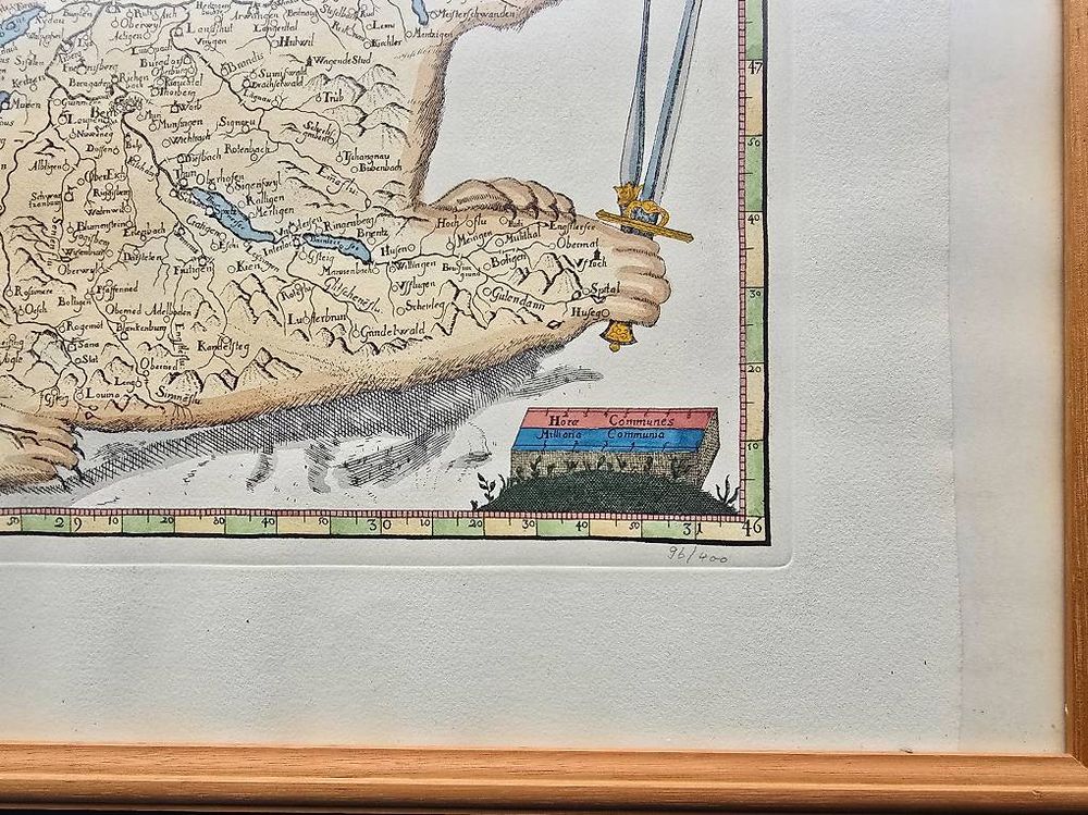 Alte Bärner Karte - Ursus Nuthonicus, 1730, Top Zustand (Gebraucht) in ...