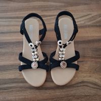 Damen Sandalen, schwarz, Gr.37