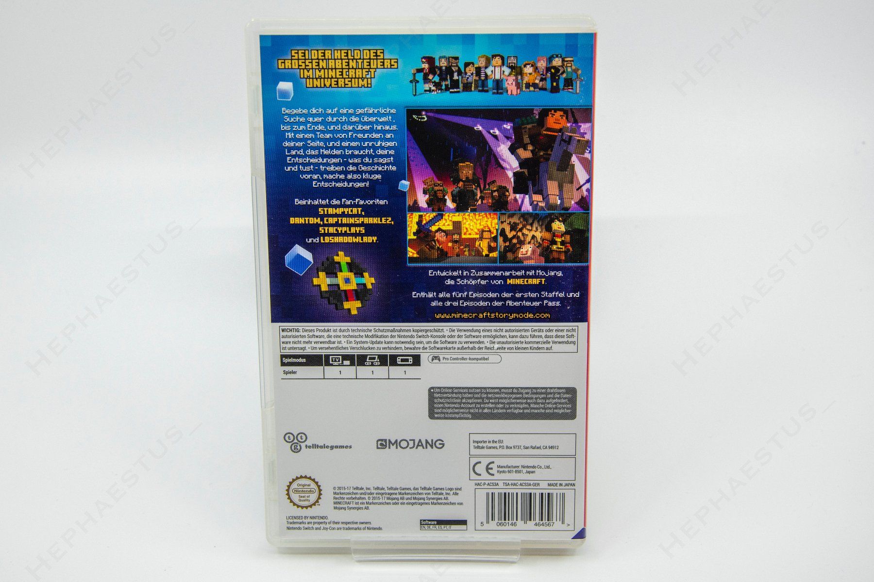 Giochi: Minecraft: Story Mode - The Complete Adventure NSW – Usato da Effretikon venduto da Hephaestus_ 1