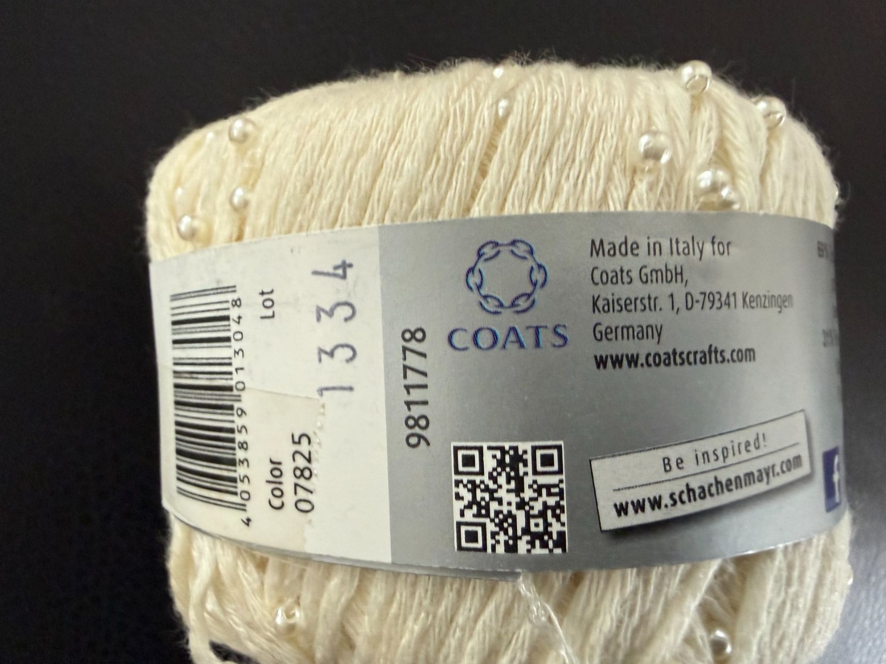 Lana: 1 Kn.Schachenmayr select Couture 69% Baumwolle   31% Polyest – Nuovo (secondo la descrizione) da Subingen venduto da ArtBead 2