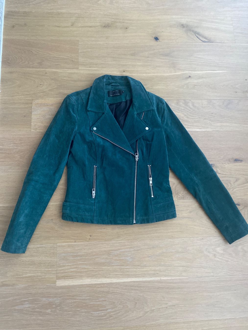Only Jacken: Lederjacke petrol – Gebraucht aus Bolligen von Noeggeli10