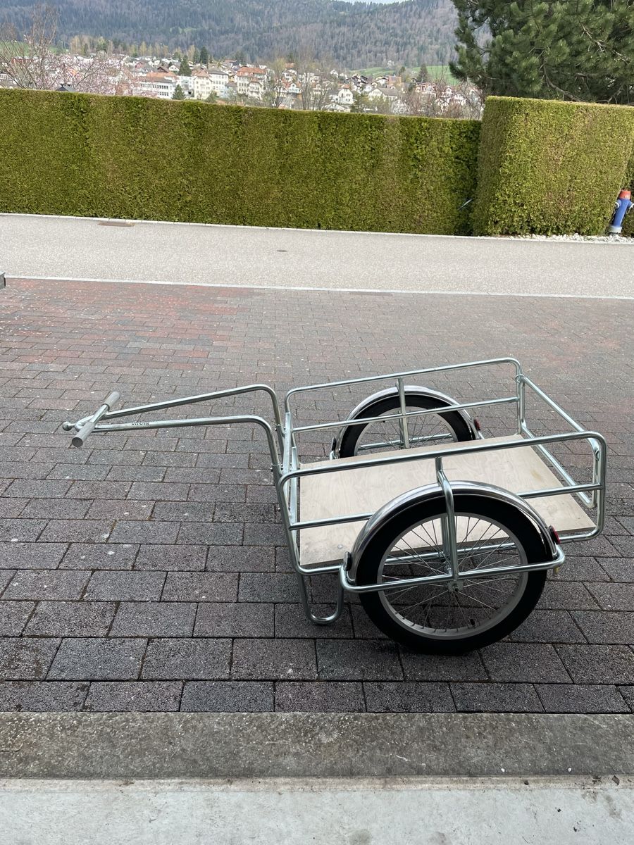 Anhänger: Remorque de vélo multifonctionnelle - État impeccable! – Gebraucht aus Reconvilier von nyd_gw82