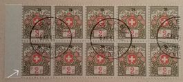 1875) Nr. 2A.1.09 Abart verschobene Zähnung kt 1000.-++