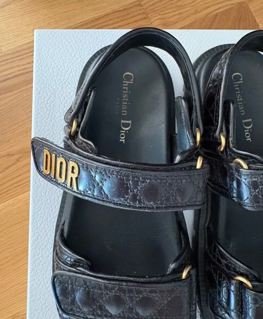 Dior Scarpe da donna: Dior Sandalen, Gr, 40, schwarz – Nuovo (secondo la descrizione) da Triesen venduto da atos87 2