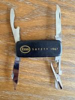 Vintage ESSO 1967 Safety Pocket Knife Multi Tool